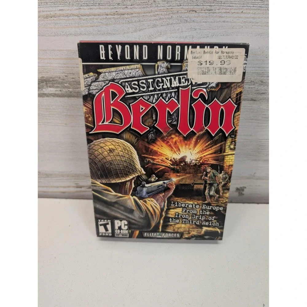 Beyond Normandy Assignment Berlin PC‎ Game ValuSoft NTSC-U/C T Manual Shooter